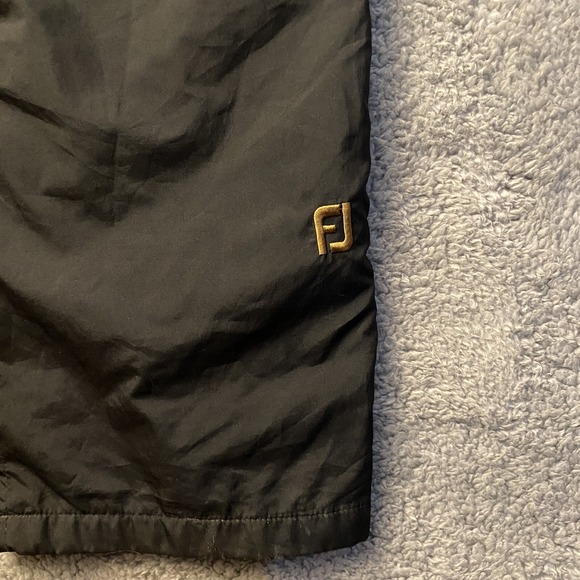 DryJoy by FootJoy Pants Size Large Black Wind Rain Golf Snap Zip Legs‎ Sports - Picture 3 of 7